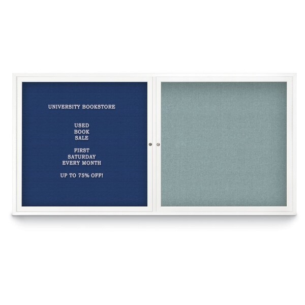 Corkboard, Medium Grey/Black, 72"x48"